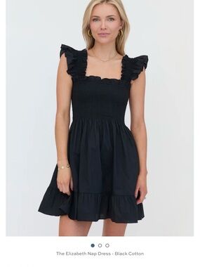 Hill House The Elizabeth Nap Mini Dress — Black
